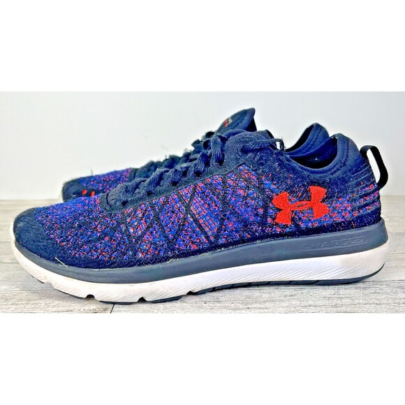 Under Armour Threadborne Fortis 3 Running Shoes Women's 9 Black Purple 1295768 - Picture 3 of 10